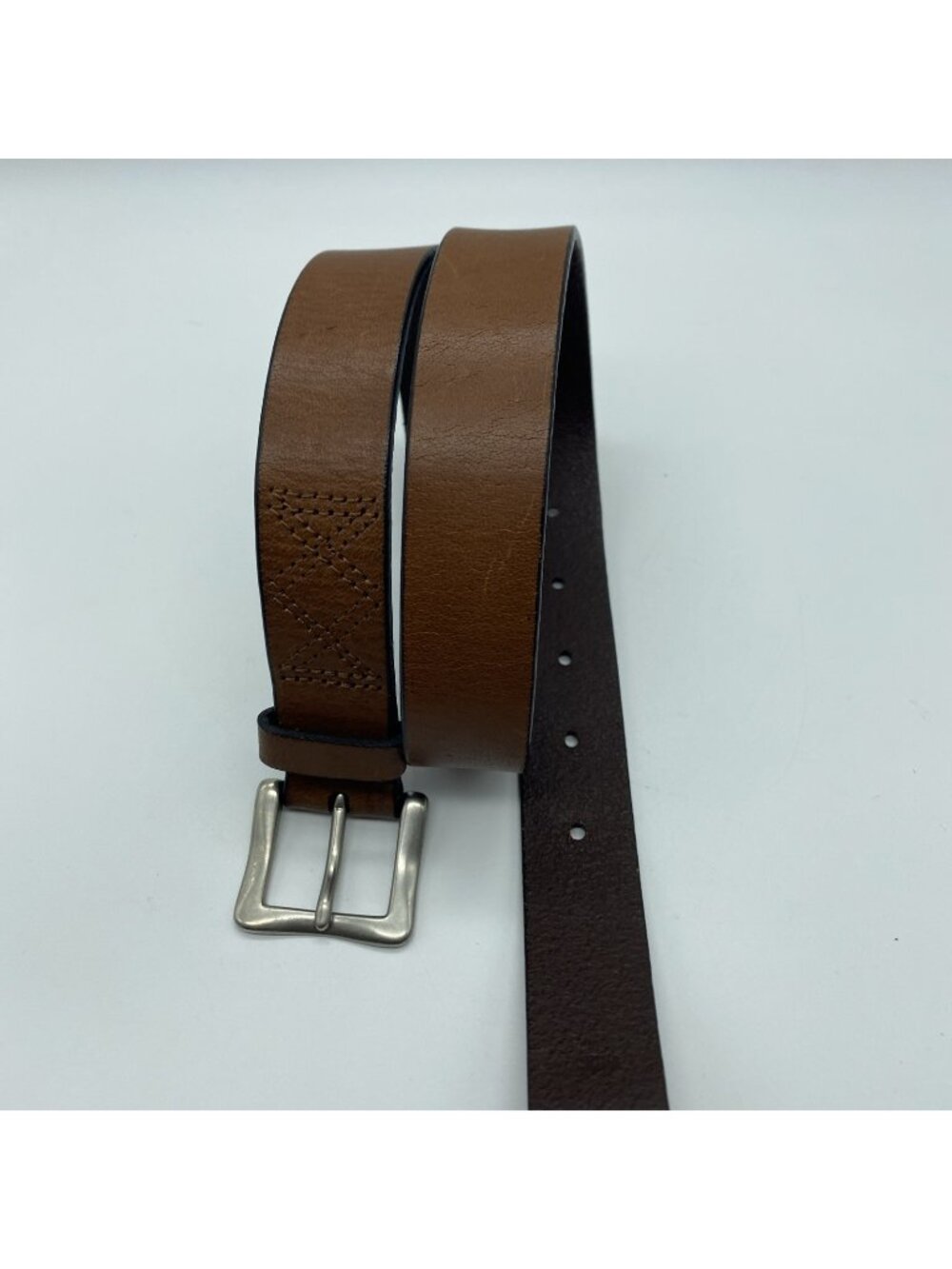 Dockers Brown Genuine Leather Belt Men's Size S Style 1606 China